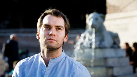 Der Schriftsteller Simon Strauß, 30, in Rom.