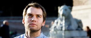 Der Schriftsteller Simon Strauß, 30, in Rom.