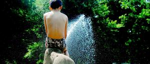 Die Kinderplansche im Plänterwald ist in heißen Sommern der perfekte Ort zum Entspannen und Abkühlen.