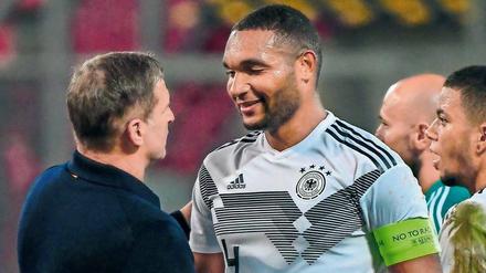 Willkommen zurück. Trainer Stefan Kuntz kann bei der U-21-EM auf Kapitän Jonathan Tah setzen, der vorige Woche noch bei der A-Nationalmannschaft war. 