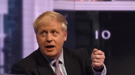 Favorit für 10 Downing Street: Boris Johnson bei einer Debatte der BBC 