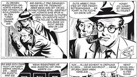 Comic Noir: Eine Seite aus der Neuausgabe von „Rip Kirby“.