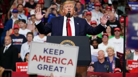 Wahlkampf für 2020 eröffnet: US-Präsident Donald Trump in Florida 