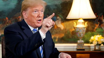 Der Präsident der USA Donald Trump.