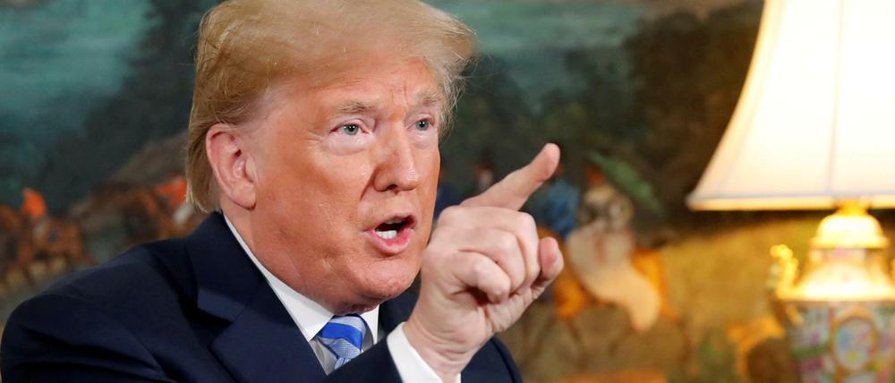 Der Präsident der USA Donald Trump.