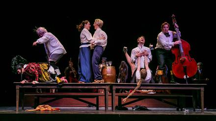 Szene aus der "Prinzessin von Trapezunt" in Hildesheim 