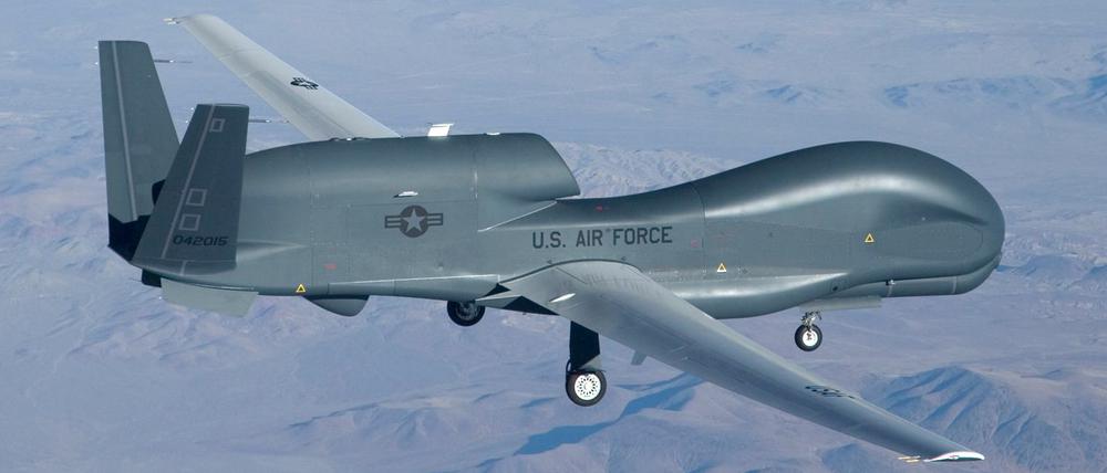 Eine Drohne vom Typ „Global Hawk“ (Archivbild).
