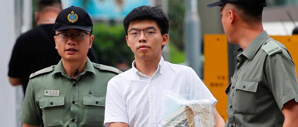Wieder frei: Der Hongkonger Demokratieaktivist Joshua Wong