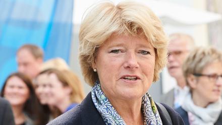 Kulturstaatsministerin Monika Grütters, 57, bei einem Parteitag der CDU.