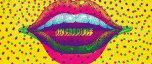 Mund-Art. Victor Moscosos Plakat „Incredible Poetry Reading aus dem Jahr 1968.