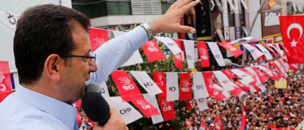 Hat gute Chance, Istanbuls Bürgermeister zu werden: Ekrem Imamoglu.