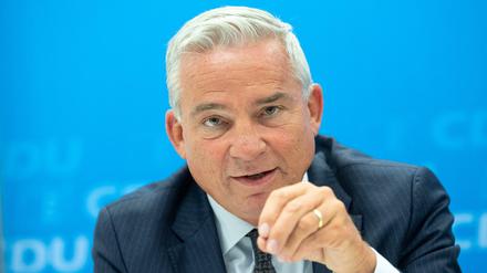 Thomas Strobl, Landesvorsitzender der CDU Baden-Württemberg und Innenminister des Bundeslandes, spricht sich für Pkw-Maut aus.