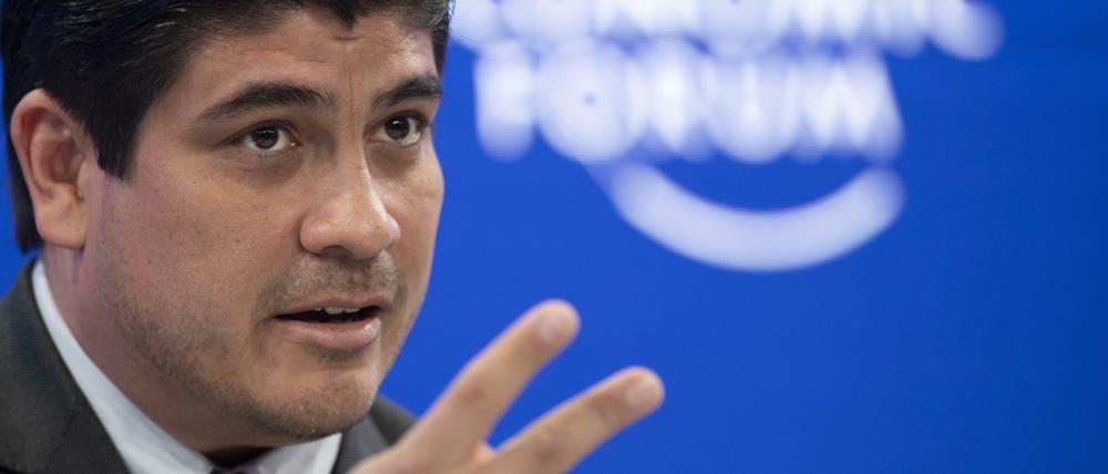 Costa Ricas Präsident Carlos Alvarado Quesada gehört mit seinen 39 Jahren zu den jüngeren Staatschefs in der Welt.