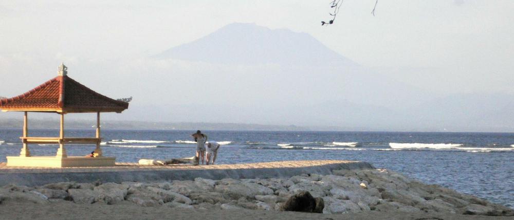 Das Erdbebeb war auch auf der Urlaubsinsel Bali zu spüren.