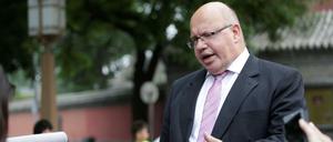 Bei seinem Besuch in China traf Bundeswirtschaftsminister Peter Altmaier auch den Huawei-Gründer Ren Zhengfei.