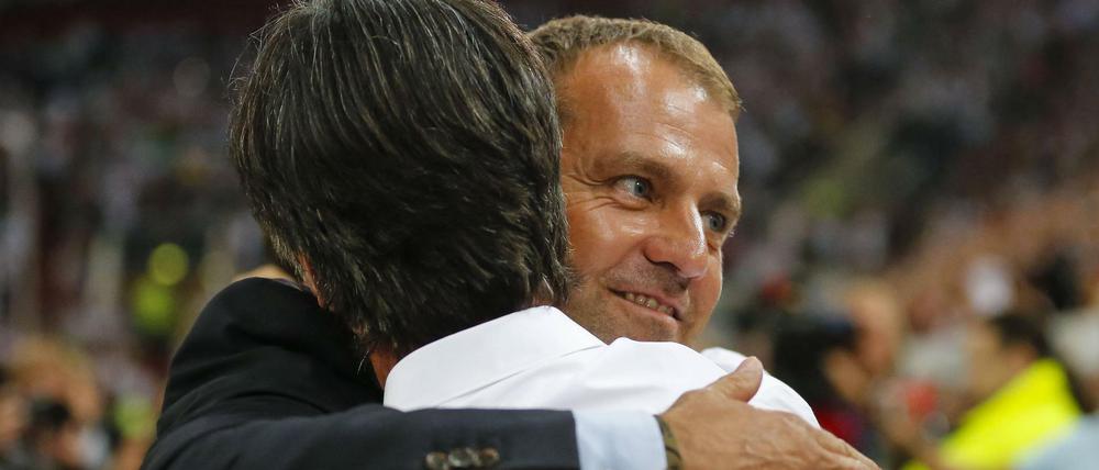 Zurück auf dem Trainerstuhl. Löws ehemaliger Co-Trainer Hansi Flick ist nun ein Münchner.