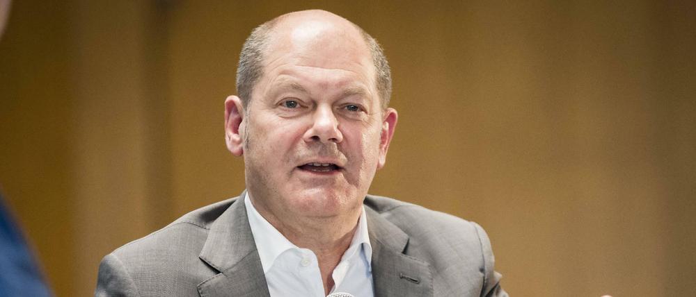 Trotz allem optimistisch: Bundesfinanzminister Olaf Scholz (SPD).