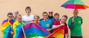 Das Orga-Team des CSD Falkensee.