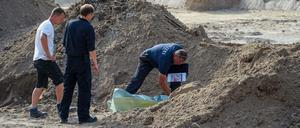 Auf einer Baustelle in Friedrichshain wurde eine Handgranate gefunden. Archivbild.