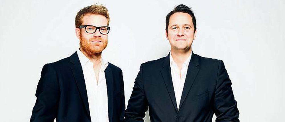 Vollpension-Gründer Björn Kötter (l.) und Sven Wedig.