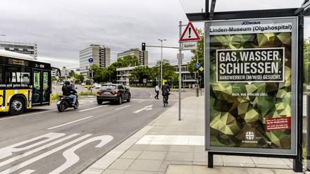 Das Plakat des Anstoßes.