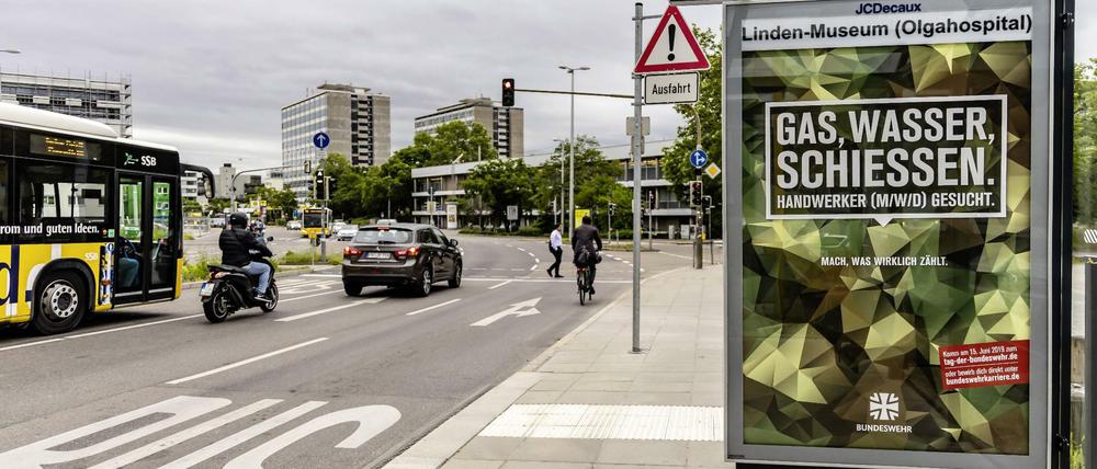 Das Plakat des Anstoßes.