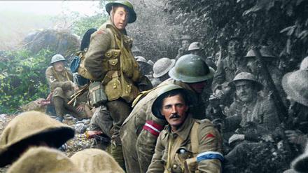 Nah dran am Schützengraben. Jackson verwendet auch Originalmaterial des Imperial War Museum.