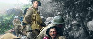 Nah dran am Schützengraben. Jackson verwendet auch Originalmaterial des Imperial War Museum.