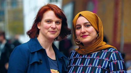 Zeigen, wie sie sind. Merve Kayikci (r.) hat mit Katrin Rönicke einen Podcastwettbewerb gewonnen. Das Format „Maschallah!“ wird vom Streamingdienst Deezer getragen.