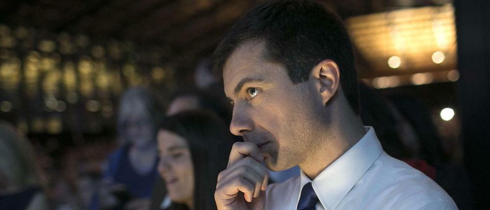 Unter Druck: Der demokratische Präsidentschaftskandidat Pete Buttigieg.