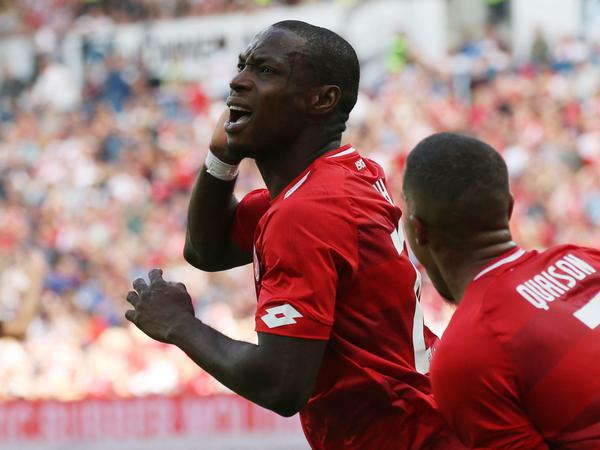 Rot und Weiß: Anthony Ujah kommt aus Mainz zum 1. FC Union.