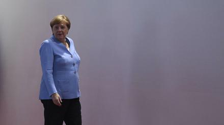 Kanzlerin Merkel allein im Bild. Wer soll ihr nachfolgen im Amt?