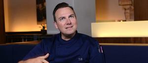 Tim Raue in seinem Restaurant in der Rudi-Dutschke-Straße. Es belegt Platz 40 unter den 50 weltbesten Restaurants.