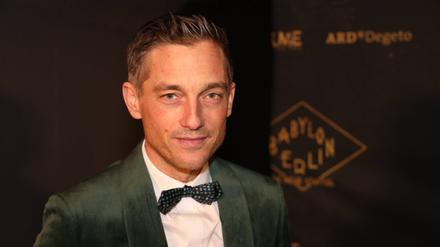 Der Schauspieler Volker Bruch im Januar 2020 bei einer Premierenveranstaltung für „Babylon Berlin“.