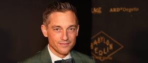 Der Schauspieler Volker Bruch im Januar 2020 bei einer Premierenveranstaltung für „Babylon Berlin“.