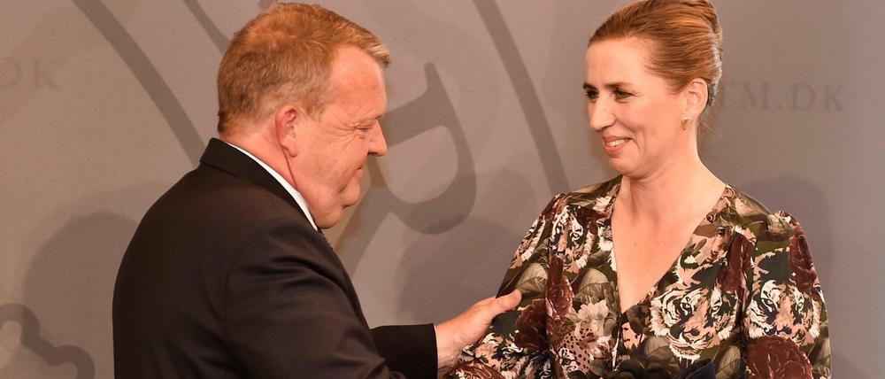 So sehen sozialdemokratische Siegerinnen aus: Die Dänin Mette Frederiksen wurde am Mittwoch zur Ministerpräsidentin ihres Landes ernannt.i