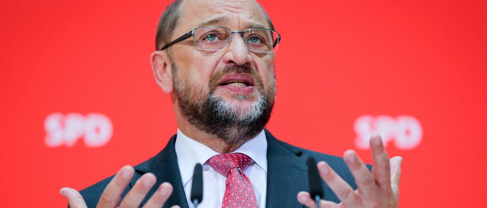 Martin Schulz (SPD) setzt sich für das Spitzenkandidatenprinzip ein.