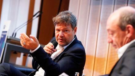Robert Habeck, Bundesvorsitzender B90/Grüne, bei der IHK Berlin zum wirtschaftspolitischen Frühstück.