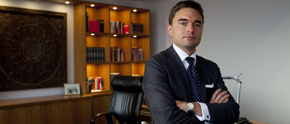 Windig. Lars Windhorst steigt mit seiner Holding-Firma bei Hertha ein.