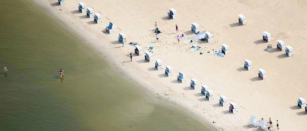 Mehr als 22 Grad warm ist der Wannsee derzeit. In vielen anderen Gewässern werden schon mehr als 25 Grad gemessen.