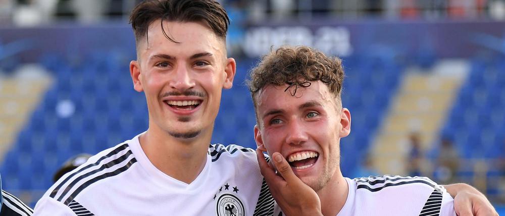 Finale! Robin Koch und Luca Waldschmidt spielen um den EM-Titel.