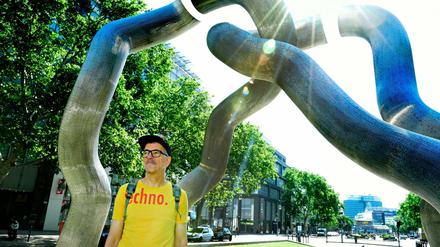 Wo alles begann. Die Skulptur "Berlin" auf der Tauentzienstraße gab es schon, als Dr. Motte mit der ersten Loveparade vorbeizog.