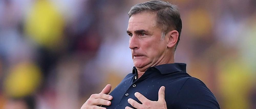 Brust raus. Stefan Kuntz hat die deutsche U21 von Erfolg zu Erfolg geführt. Seine Art kommt bei den hochtalentierten Spielern gut an.