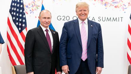 US-Präsident Donald Trump und der russische Präsident Wladimir Putin. 