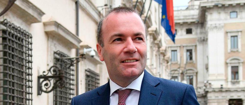 Manfred Weber, Spitzenkandidat der EVP im Europaparlament. 