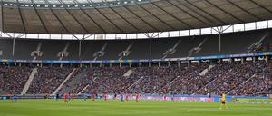 Im Olympiastadion will Hertha BSC dank neuer Investoren bald wieder im Europapokal spielen. 