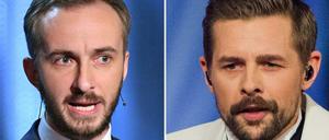  Jan Böhmermann (links), Komiker und Entertainer, und Klaas Heufer-Umlauf, Moderator. 
