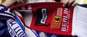 Derbyzeit. Hertha spielt in der kommenden Saison in der Bundesliga gegen Union.