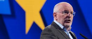 Hat gute Aussichten auf den Posten als EU-Kommissionschef: Frans Timmermans. 