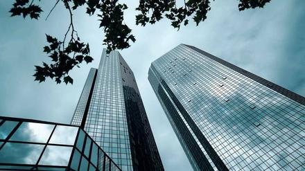 Der Riese wird schrumpfen. Das Hauptquartier der Deutschen Bank in Frankfurt am Main.